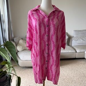 Lexbreezy Maui Pink T-shirt Dress